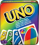 UNO Play with Pride Card Game in Collectible Tin Box