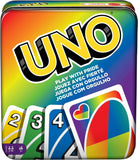 UNO Play with Pride Card Game in Collectible Tin Box