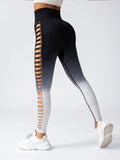  High-Waisted Gradient Yoga Pants