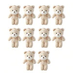 10Pcs Mini Cute Cartoon Plush Bear