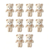 10Pcs Mini Cute Cartoon Plush Bear