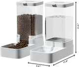 Gravity Pet Feeder and Water Dispenser Set