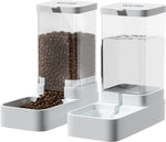 Gravity Pet Feeder and Water Dispenser Set