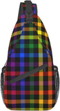 Rainbow LGBT Crossbody Sling Backpack 