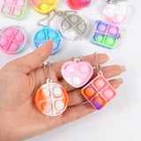 10/20Pcs Mini Pop Keychain 