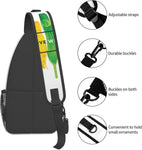 Rainbow LGBT Crossbody Sling Backpack 