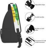 Rainbow LGBT Crossbody Sling Backpack 