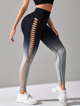  High-Waisted Gradient Yoga Pants