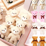 10Pcs Mini Cute Cartoon Plush Bear