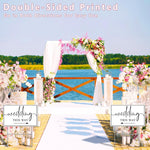 3 Packs Wedding Direction Arrow Signs with H Stakes,12 X 17