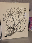 Cute variety custom made paint canvas